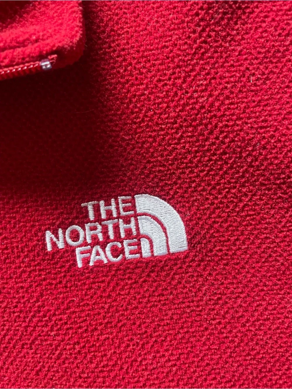 The North Face Half-Zip Pullover Red Men’s XL X-Large EUC
